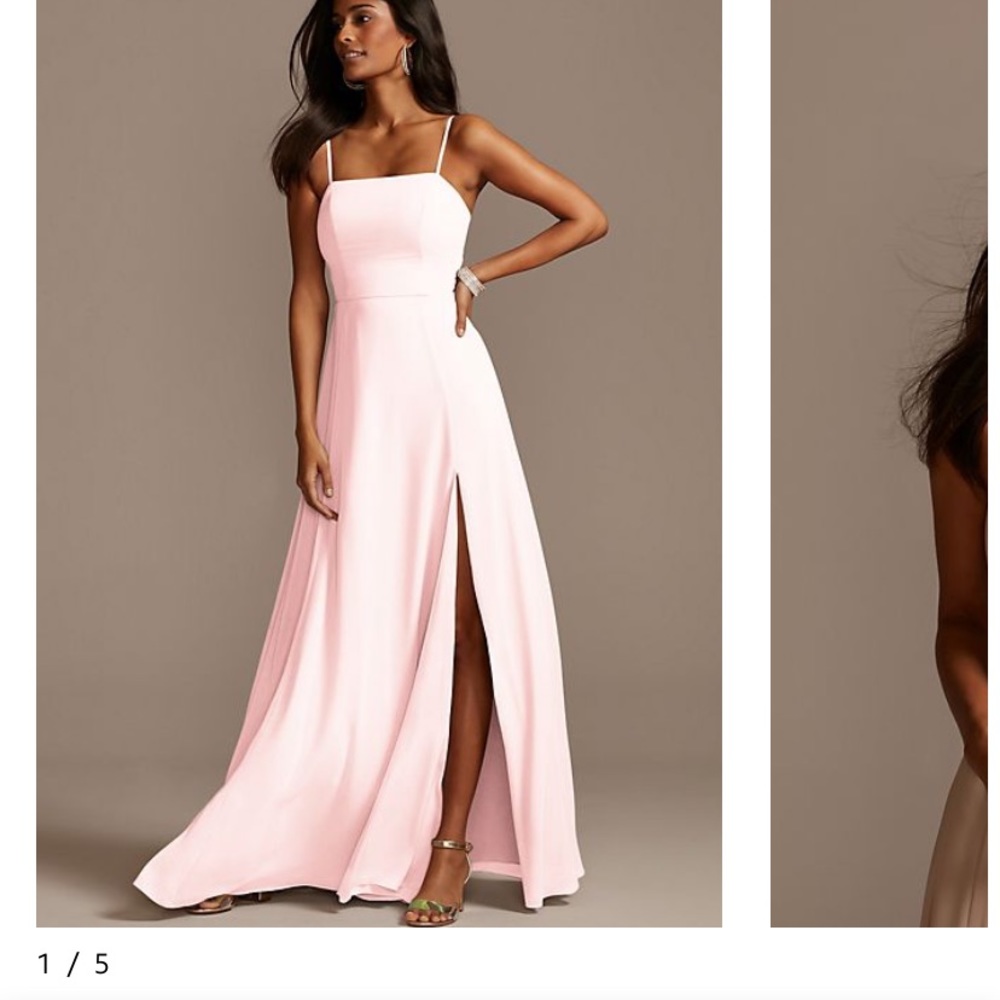 David’s bridal bridesmaid dress